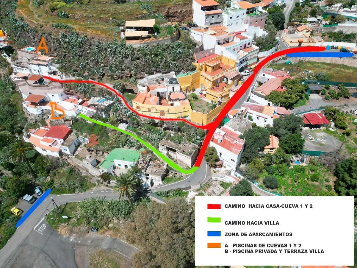 Holiday home Casas Cuevas Tecen Valsequillo Villa Spain